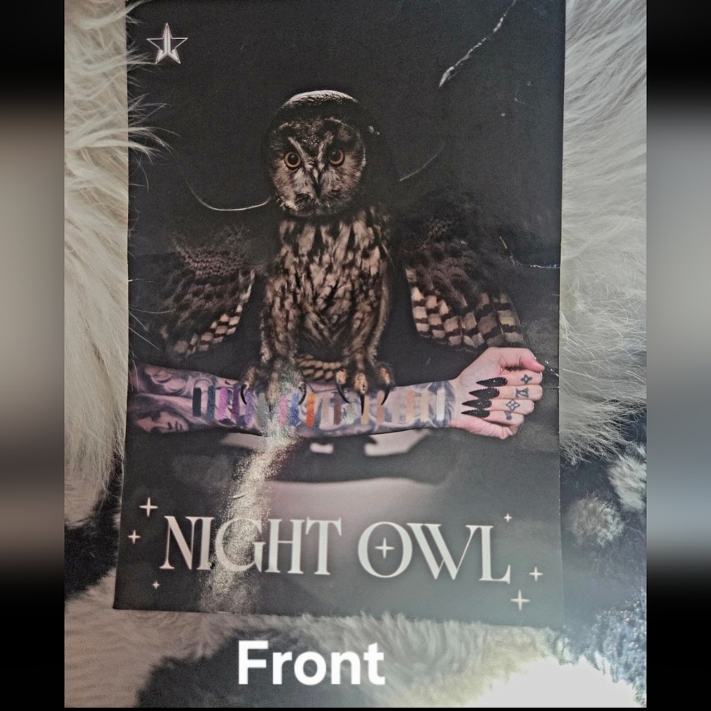 Jeffree Star Night Owl Artistry Palette Promo Card